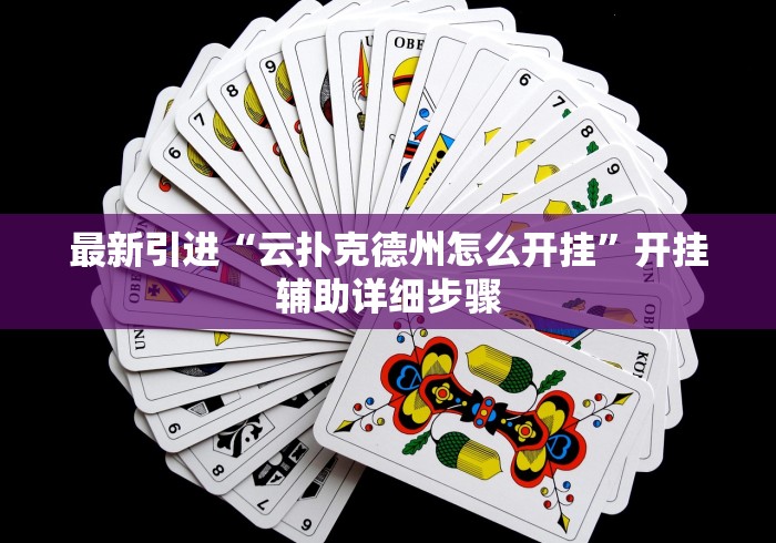 最新引进“云扑克德州怎么开挂”开挂辅助详细步骤