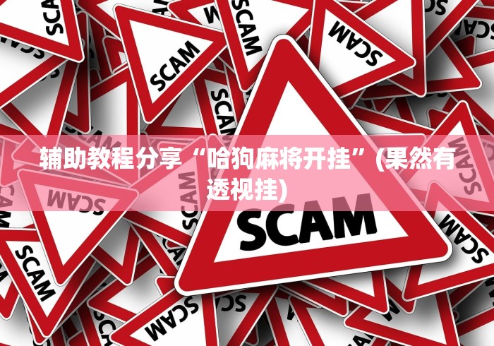秒懂经验“哈灵麻将可以开挂吗?”开挂必胜方法