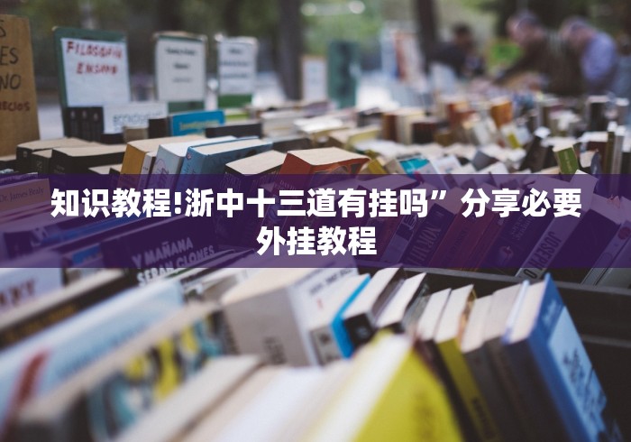 知识教程!浙中十三道有挂吗”分享必要外挂教程