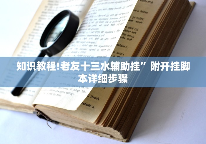 知识教程!老友十三水辅助挂”附开挂脚本详细步骤
