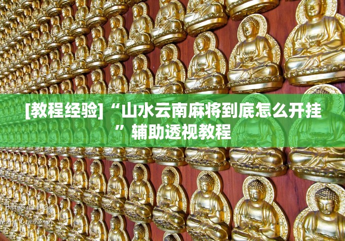 [教程经验]“山水云南麻将到底怎么开挂”辅助透视教程