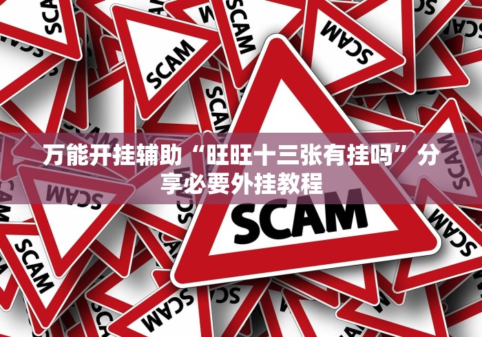 万能开挂辅助“旺旺十三张有挂吗”分享必要外挂教程
