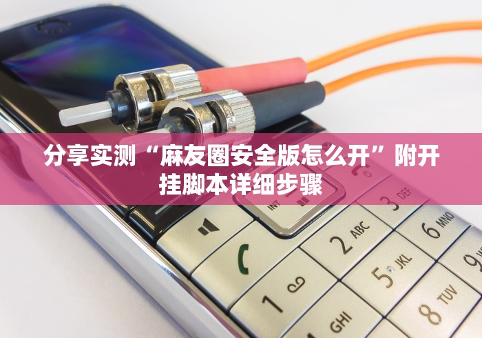 分享实测“麻友圈安全版怎么开	”附开挂脚本详细步骤