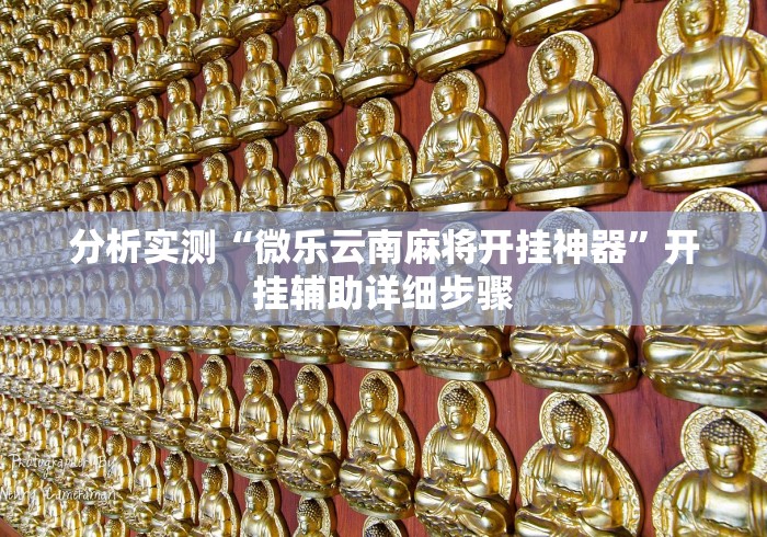 分析实测“微乐云南麻将开挂神器”开挂辅助详细步骤
