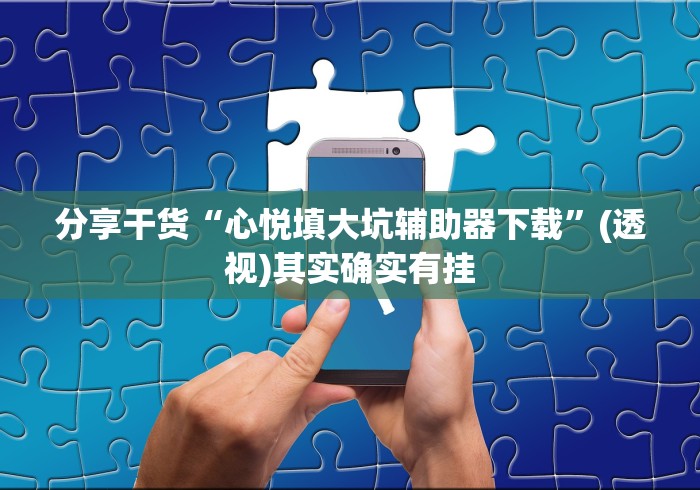 分享干货“心悦填大坑辅助器下载”(透视)其实确实有挂