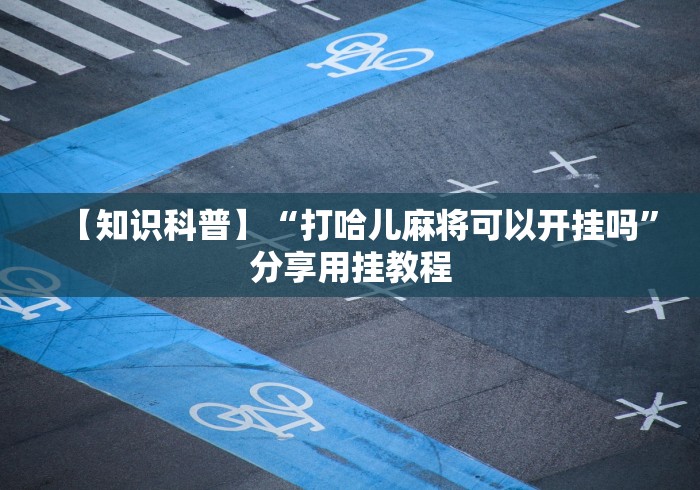 【知识科普】“打哈儿麻将可以开挂吗”分享用挂教程