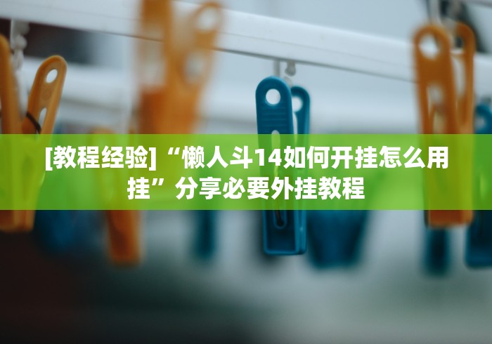 [教程经验]“懒人斗14如何开挂怎么用挂”分享必要外挂教程