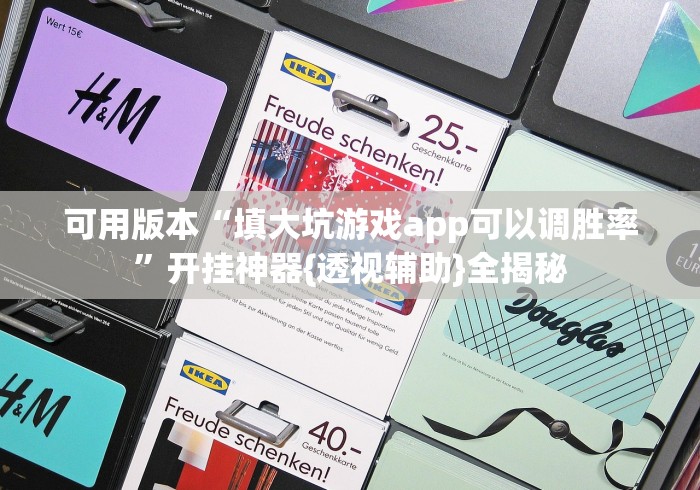 可用版本“填大坑游戏app可以调胜率”开挂神器{透视辅助}全揭秘