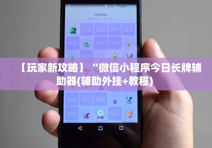 【玩家新攻略】“微信小程序今日长牌辅助器(辅助外挂+教程) 