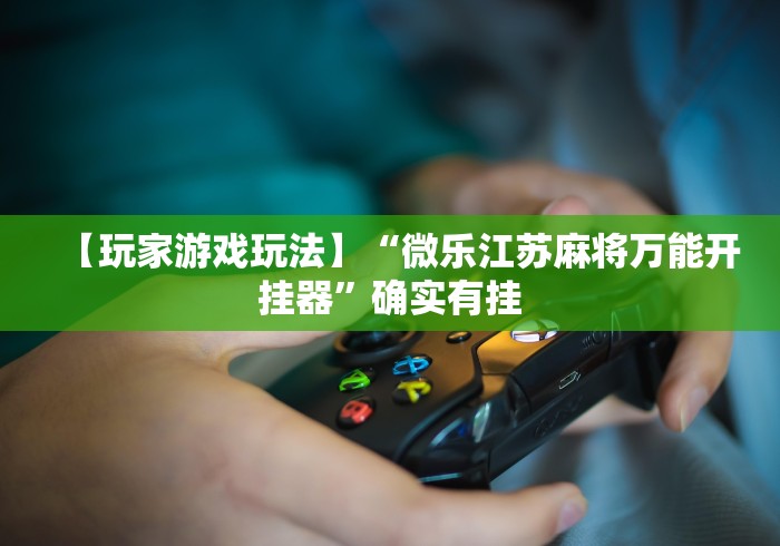 【玩家游戏玩法】“微乐江苏麻将万能开挂器”确实有挂
