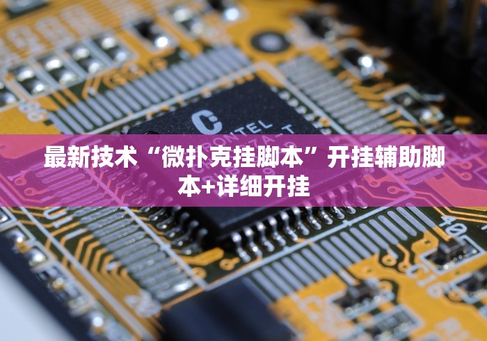 最新技术“微扑克挂脚本”开挂辅助脚本+详细开挂