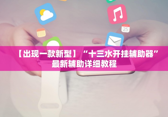 【出现一款新型】“十三水开挂辅助器”最新辅助详细教程