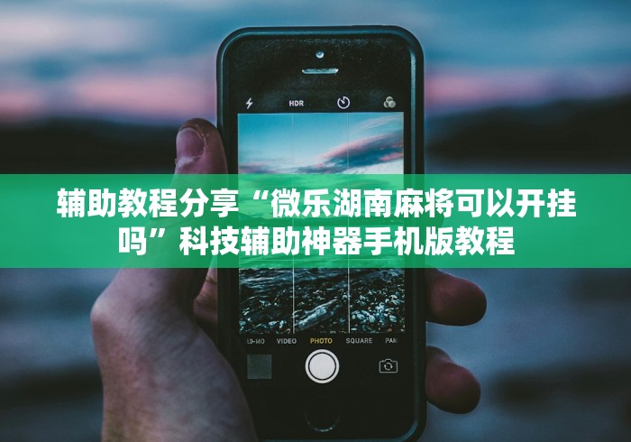 辅助教程分享“微乐湖南麻将可以开挂吗”科技辅助神器手机版教程