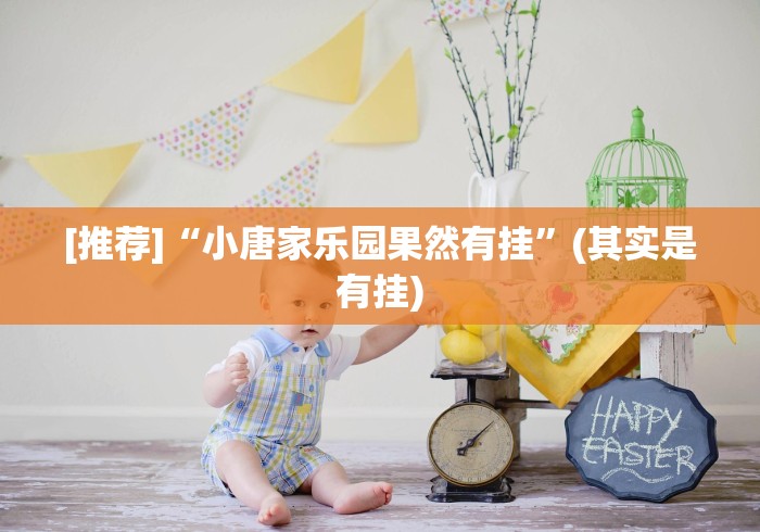[推荐]“小唐家乐园果然有挂”(其实是有挂)
