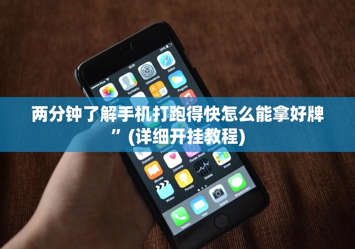 两分钟了解手机打跑得快怎么能拿好牌”(详细开挂教程)