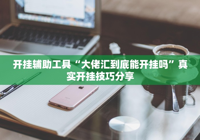 开挂辅助工具“大佬汇到底能开挂吗”真实开挂技巧分享
