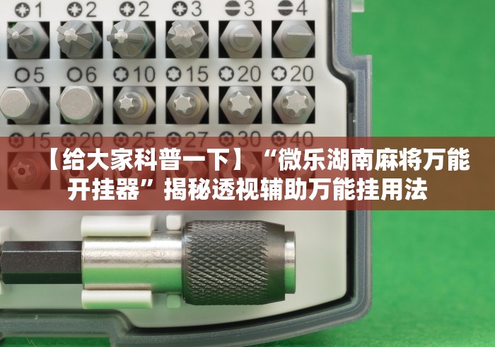 【给大家科普一下】“微乐湖南麻将万能开挂器	”揭秘透视辅助万能挂用法