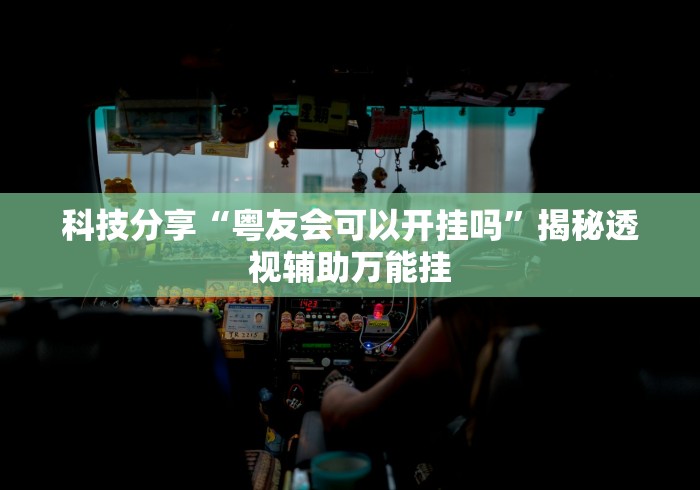 科技分享“粤友会可以开挂吗”揭秘透视辅助万能挂