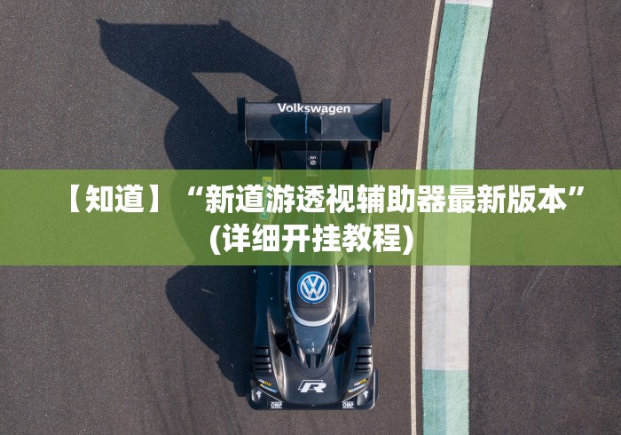 【知道】“新道游透视辅助器最新版本	”(详细开挂教程)