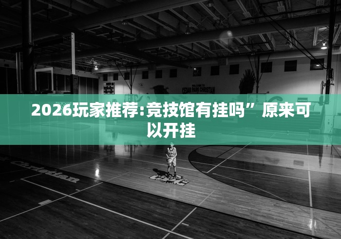 2026玩家推荐:竞技馆有挂吗”原来可以开挂