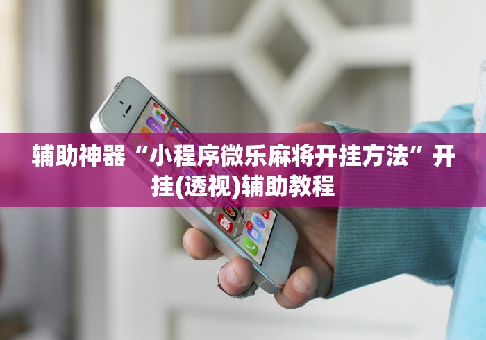 辅助神器“小程序微乐麻将开挂方法	”开挂(透视)辅助教程