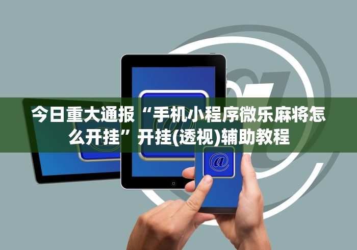 今日重大通报“手机小程序微乐麻将怎么开挂	”开挂(透视)辅助教程