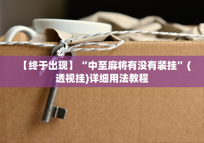 【终于出现】“中至麻将有没有装挂”(透视挂)详细用法教程