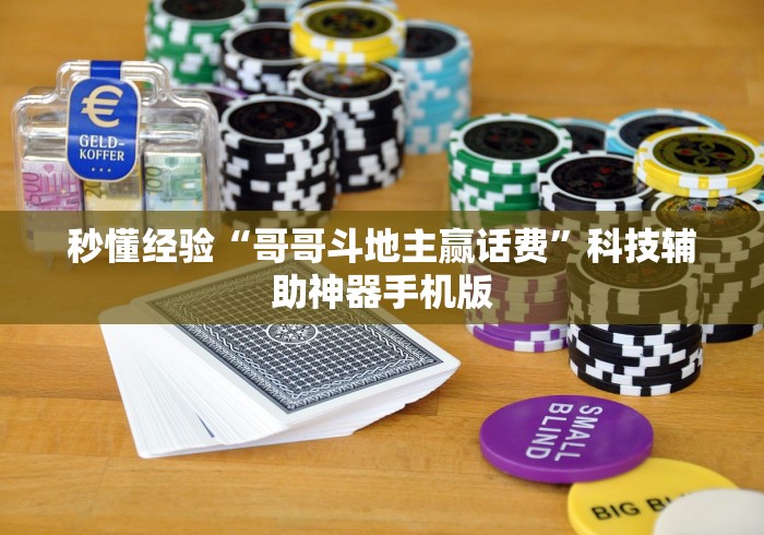 秒懂经验“哥哥斗地主赢话费”科技辅助神器手机版