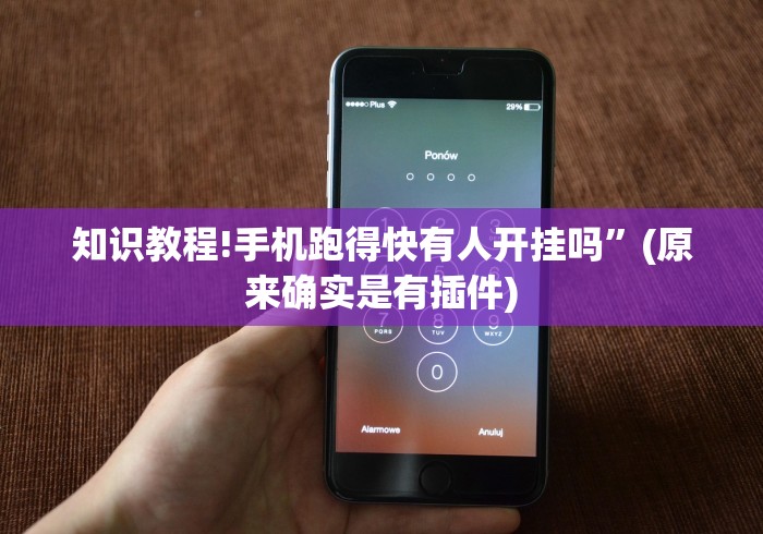 知识教程!手机跑得快有人开挂吗”(原来确实是有插件)