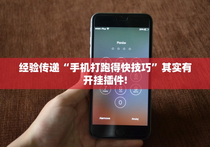 经验传递“手机打跑得快技巧”其实有开挂插件!