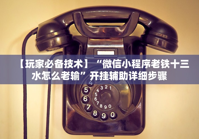 【玩家必备技术】“微信小程序老铁十三水怎么老输”开挂辅助详细步骤