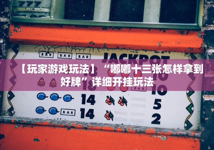 【玩家游戏玩法】“嘟嘟十三张怎样拿到好牌”详细开挂玩法