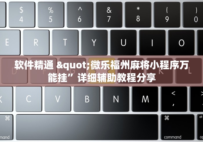 软件精通 "微乐福州麻将小程序万能挂”详细辅助教程分享