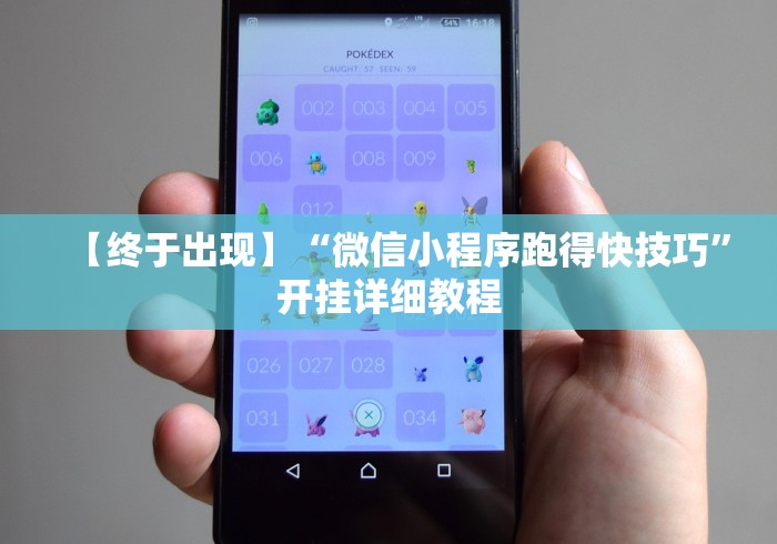 【终于出现】“微信小程序跑得快技巧”开挂详细教程