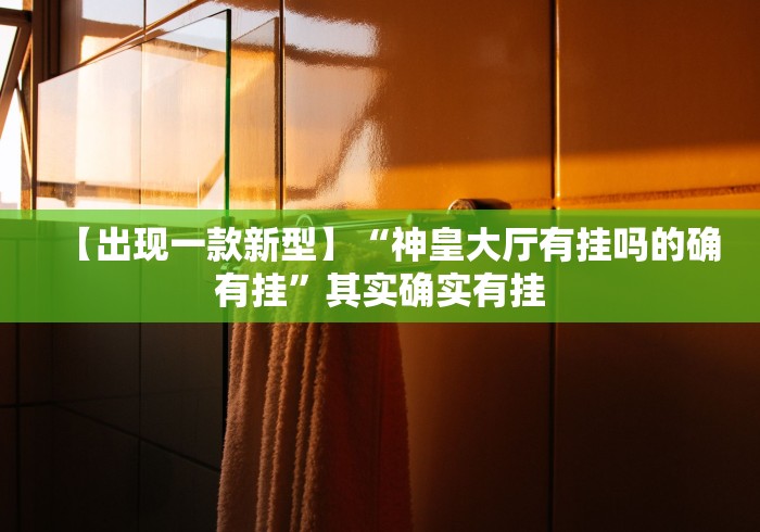 【出现一款新型】“神皇大厅有挂吗的确有挂”其实确实有挂