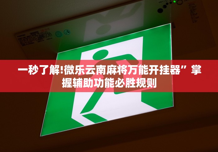 资讯前瞻 "微乐安徽麻将开挂教程”(外卦神器下载)