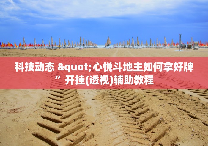 科技动态 "心悦斗地主如何拿好牌	”开挂(透视)辅助教程