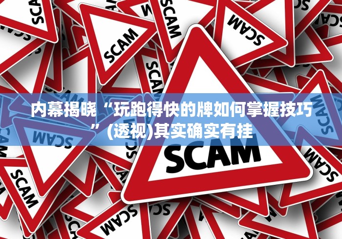 内幕揭晓“玩跑得快的牌如何掌握技巧”(透视)其实确实有挂