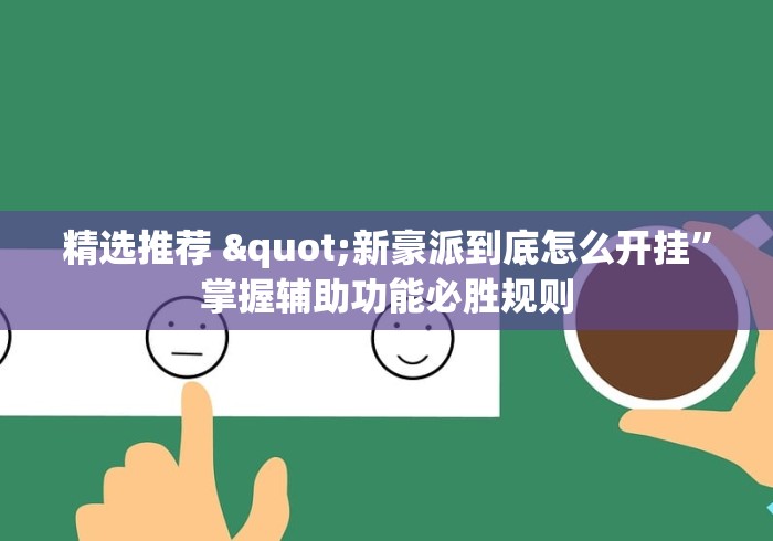 精选推荐 "新豪派到底怎么开挂	”掌握辅助功能必胜规则