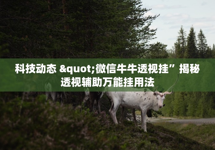 科技动态 "微信牛牛透视挂”揭秘透视辅助万能挂用法