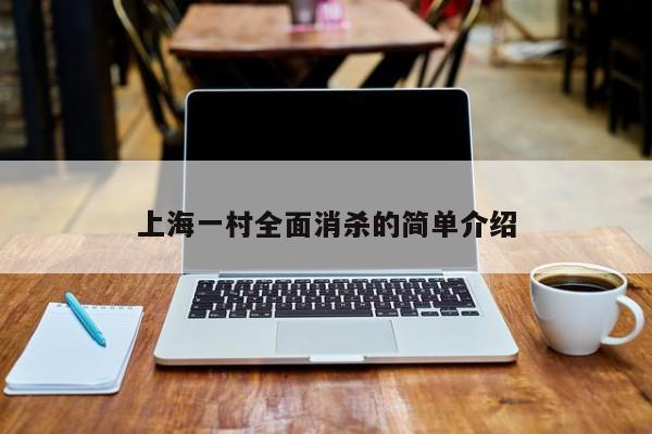 上海一村全面消杀的简单介绍