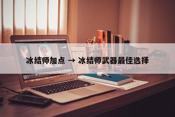 冰结师加点 → 冰结师武器最佳选择